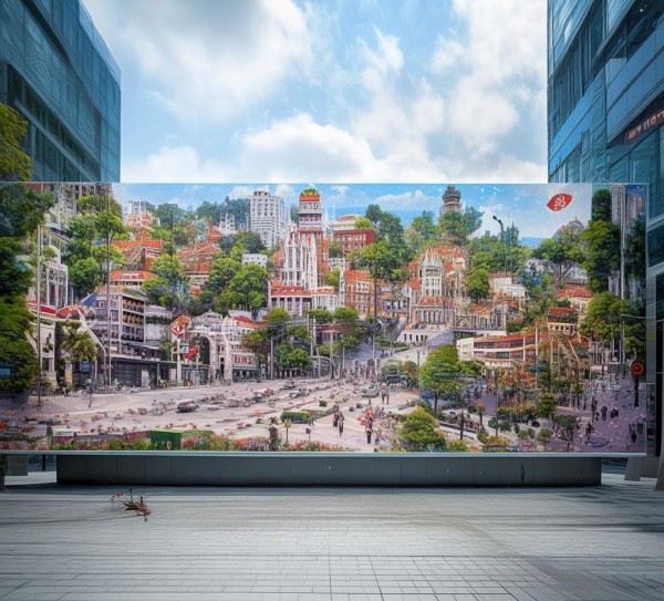 宿州市数字油画艺术展，探索现代城市记忆